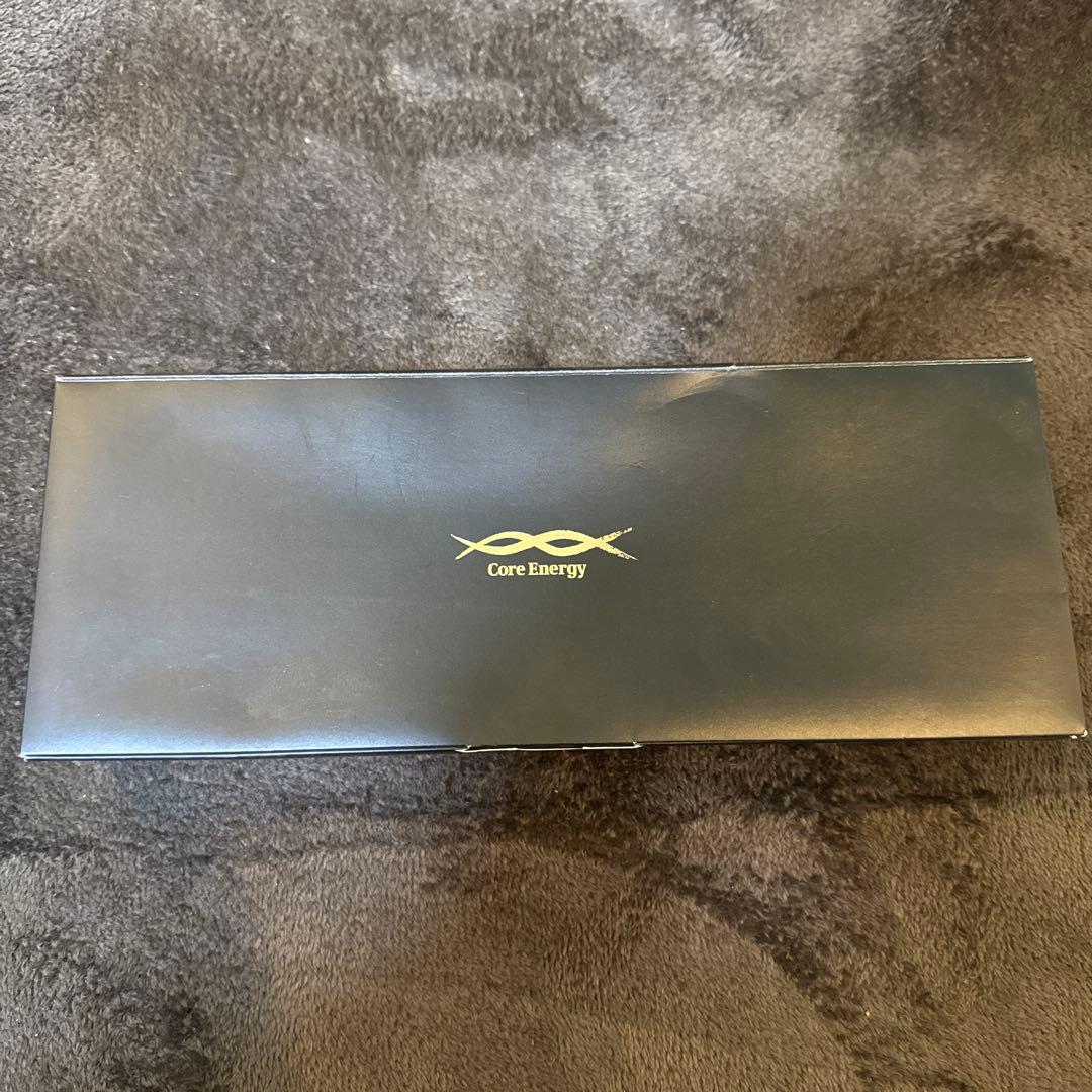 新品コアエナジーブラック ×ゴールドCore Energy レザーベルト