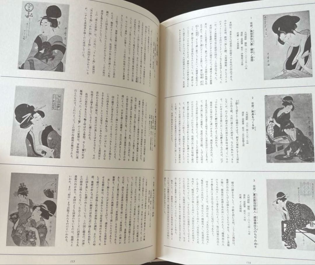 “初版本” 浮世絵大系6 歌麿／栄之　後藤 茂樹　集英社
