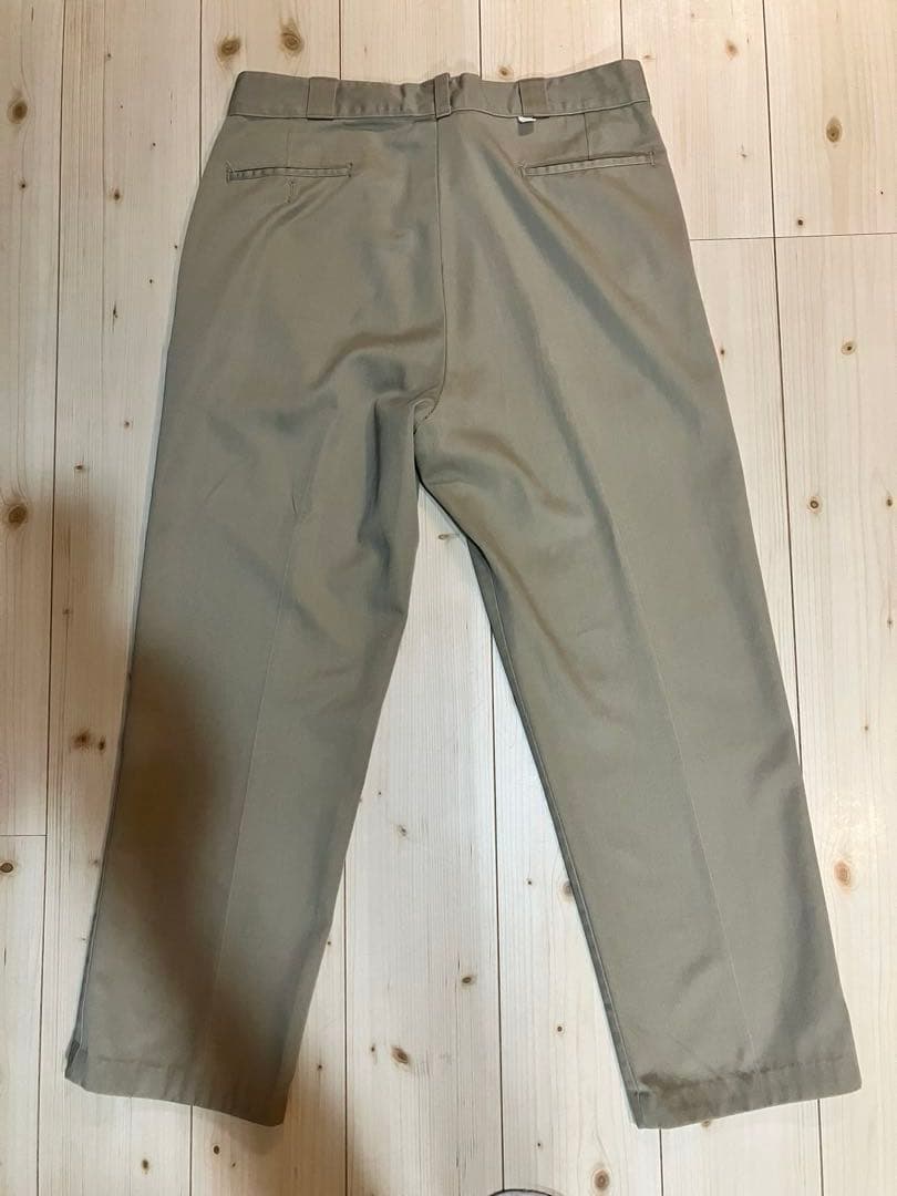 80s USA製 チビタグ Dickies ワークパンツ W38L31 874