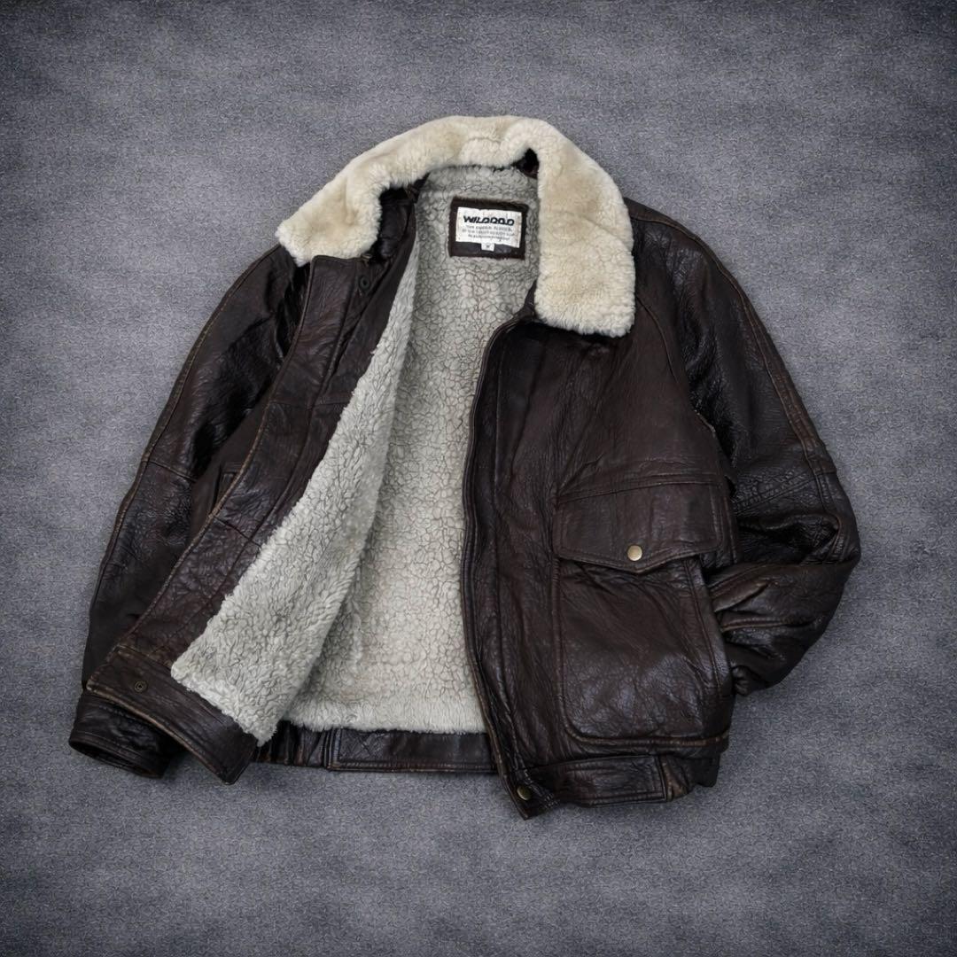 【羊革】90s vintage leather jacket g1 a2