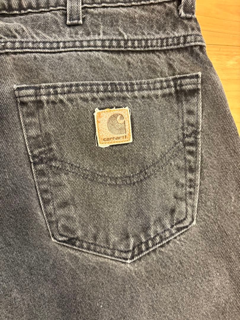 Carhartt ブラックデニムパンツ　W36 L30