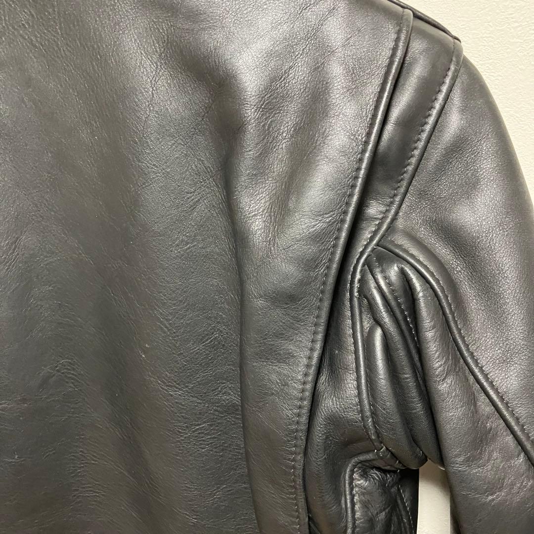 schott 641シングル ライダースジャケットUSA 34 オマケ付き！