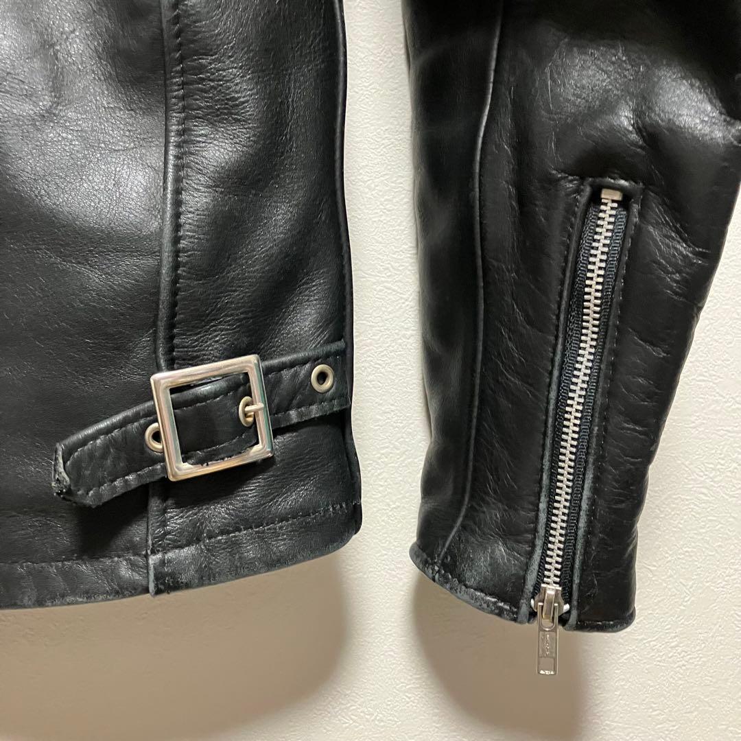 schott 641シングル ライダースジャケットUSA 34 オマケ付き！