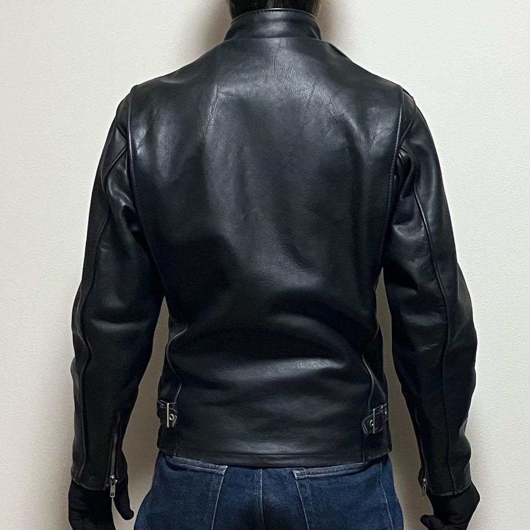 schott 641シングル ライダースジャケットUSA 34 オマケ付き！