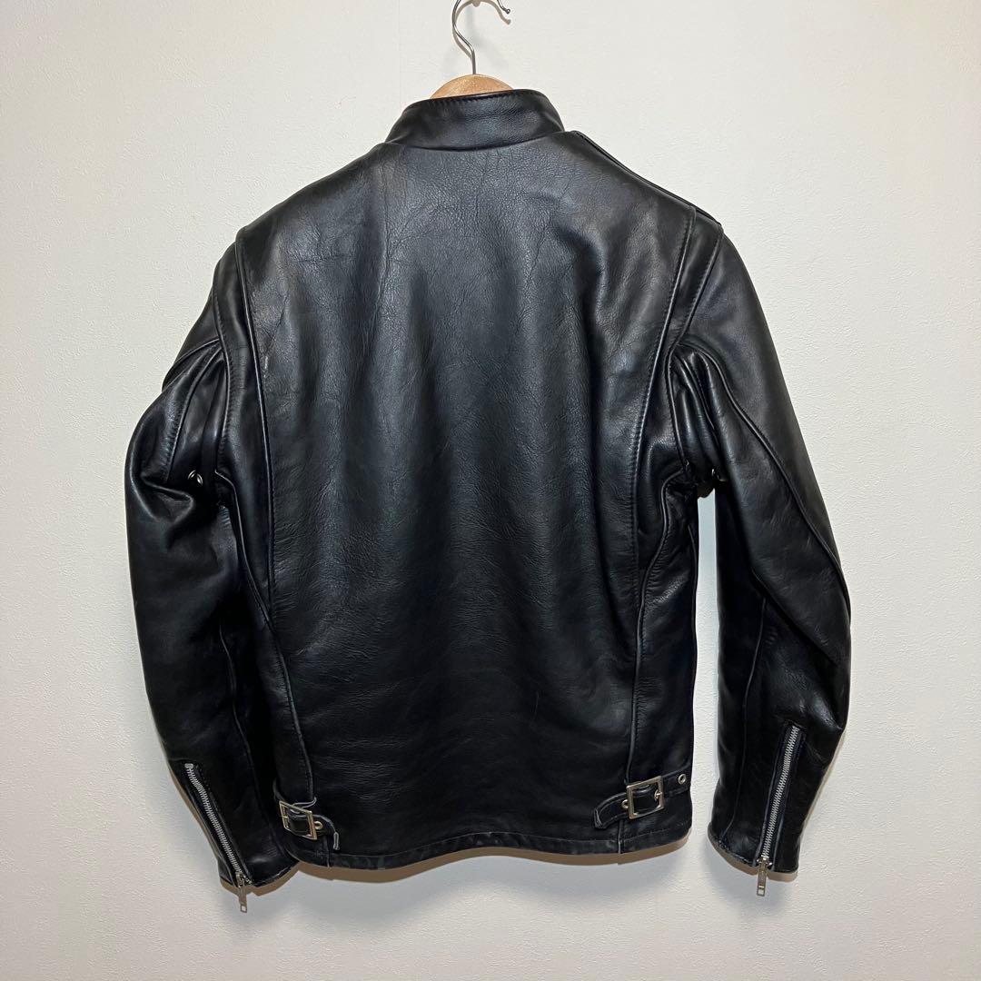 schott 641シングル ライダースジャケットUSA 34 オマケ付き！