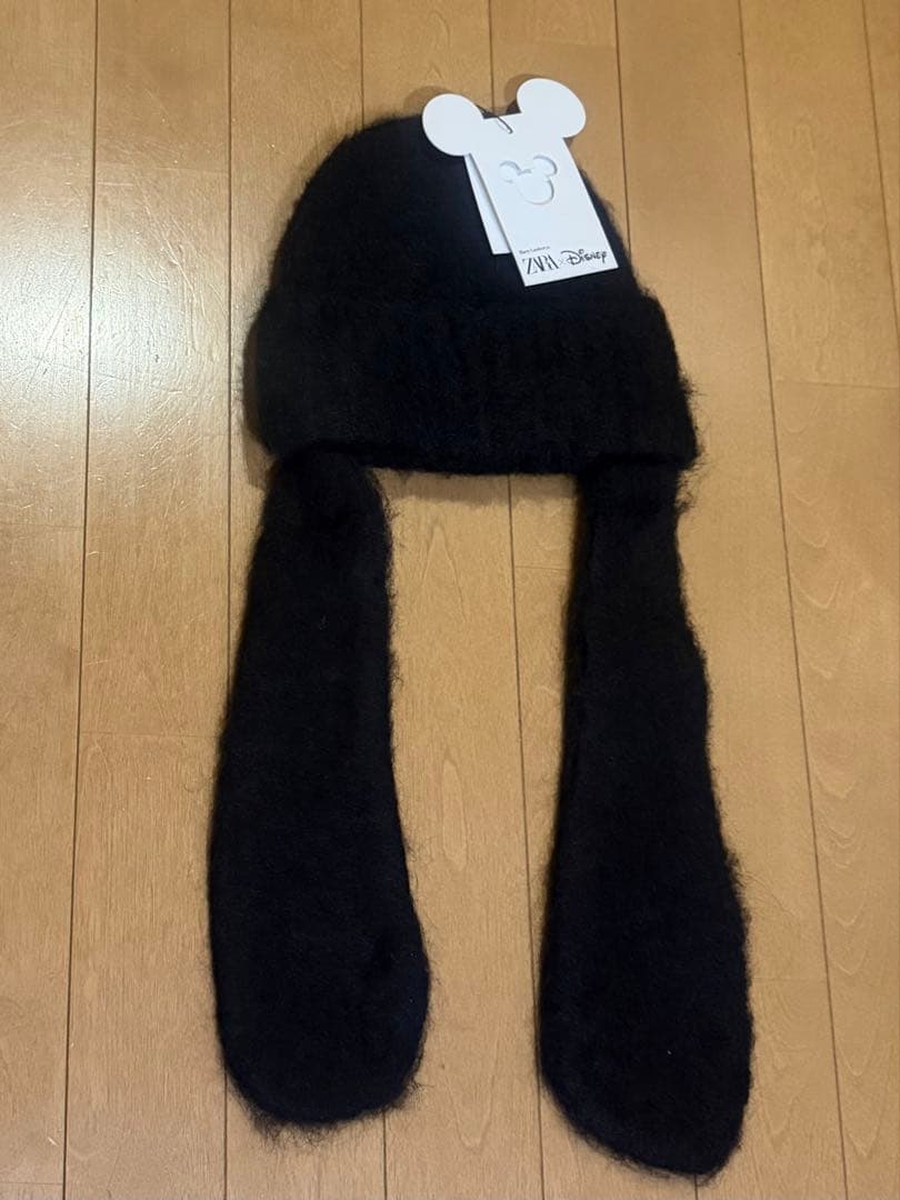 ZARA×ディズニー ハリーランバート グーフィー耳付きニット帽 新品 タグ付き