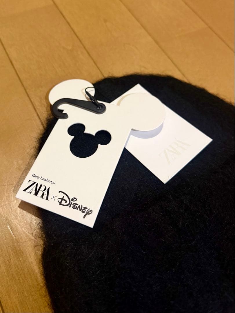 ZARA×ディズニー ハリーランバート グーフィー耳付きニット帽 新品 タグ付き