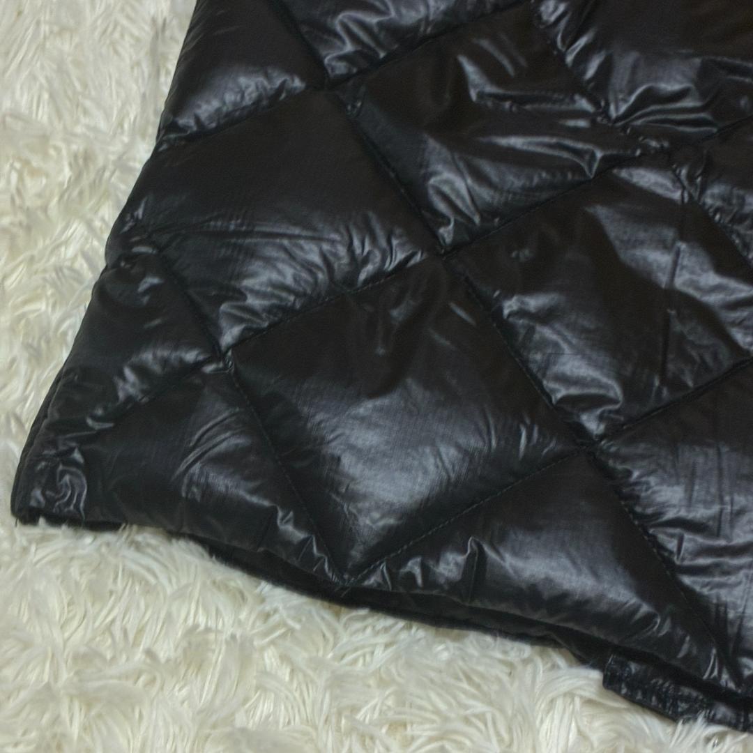 【美品】ナナミカ　nanamica キルティング　ダウンベスト　ジレ　ブラック