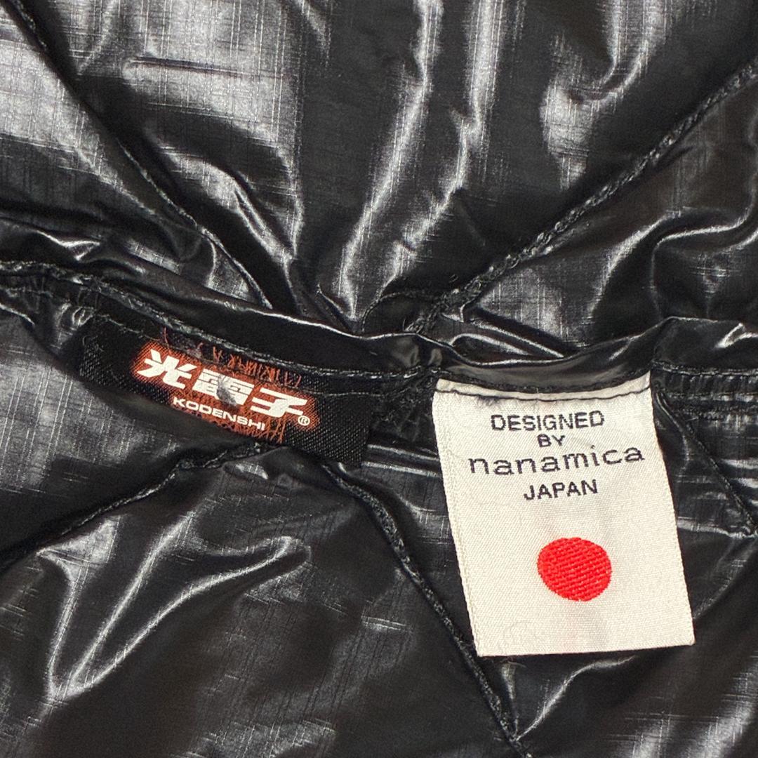 【美品】ナナミカ　nanamica キルティング　ダウンベスト　ジレ　ブラック