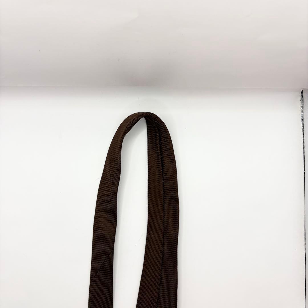 HERMES エルメス ネクタイ ブラウン系 織柄 シルク 肉厚