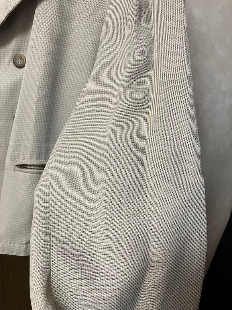 90s giorgio armani ショートジャケット　レーヨン×アセテート
