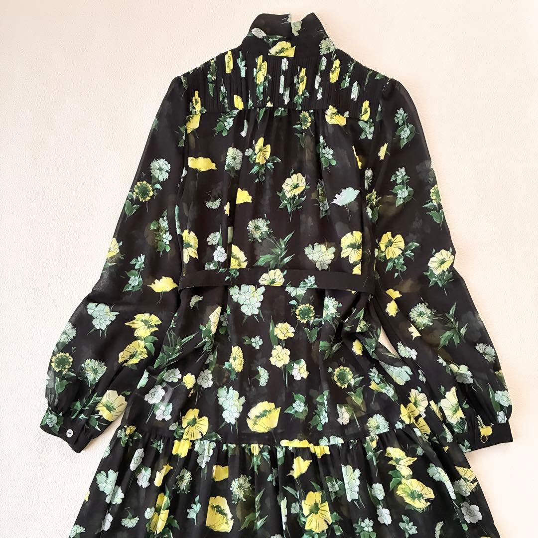 24SS美品✨Diagram グラデフラワープリントワンピース 定価4.6万