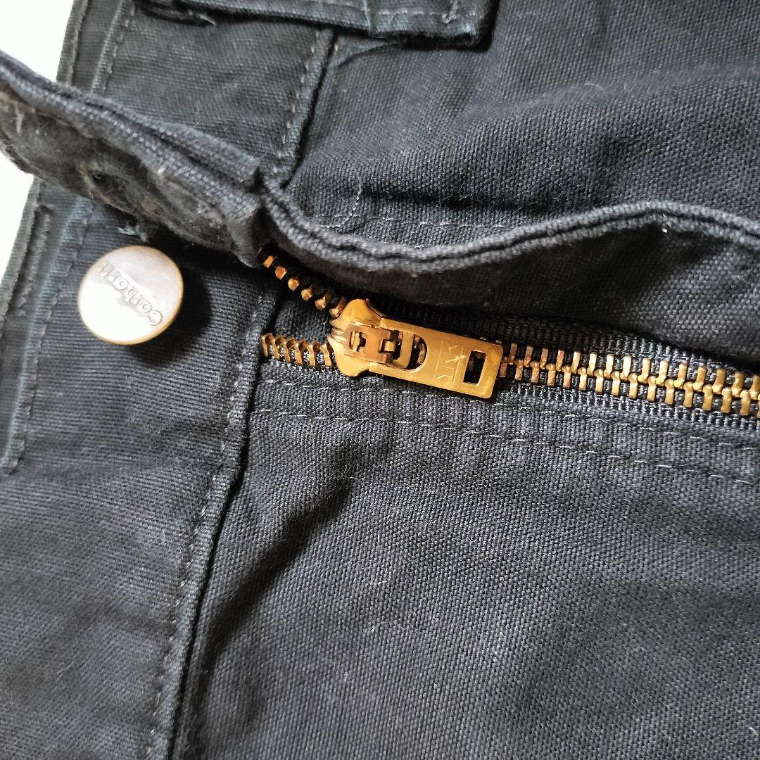 ★カーハート　carhartt　ペインター　ワークパンツ　ブラック　極太　W48