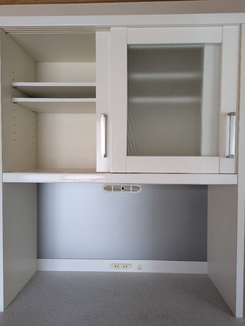【美品】ニトリ　キッチンボード　食器棚　90✕45✕205