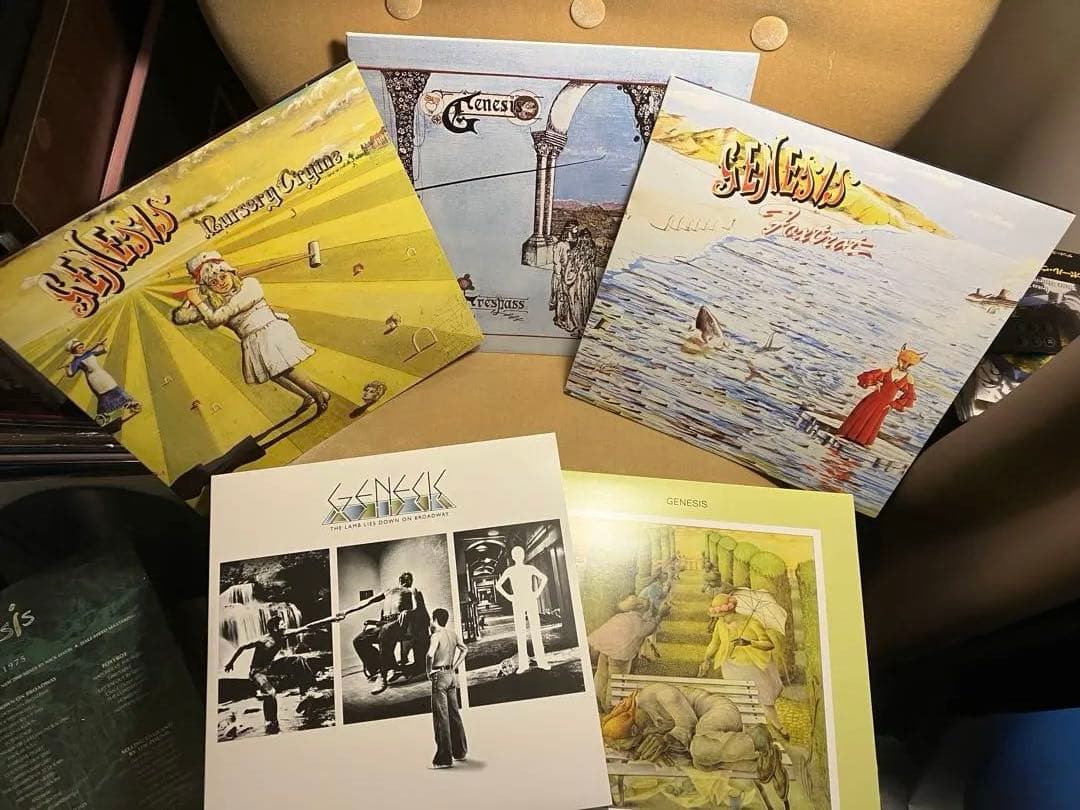 6LP GENESIS 1970-1975 Trespass Foxtrot等