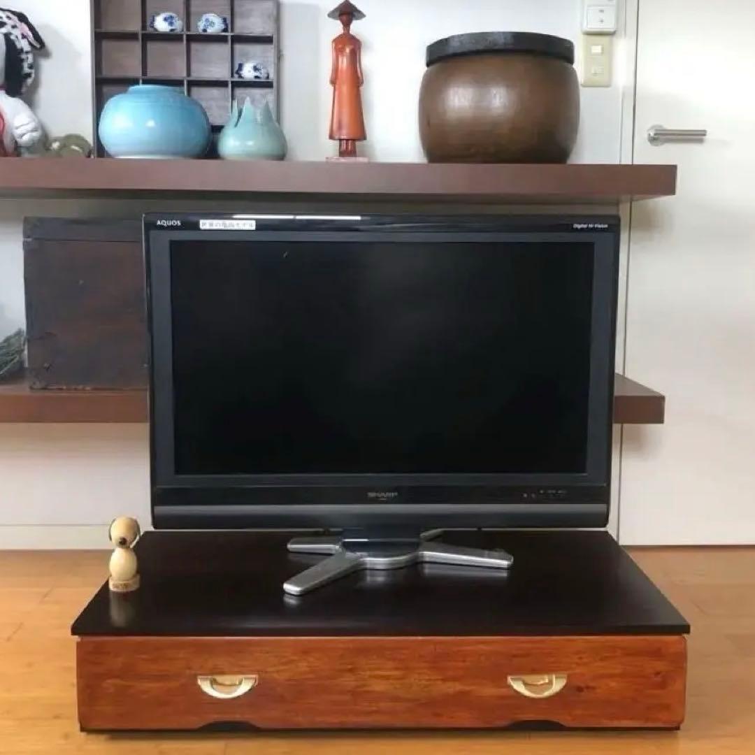 《 民藝家具 》真鍮取っ手 テレビ台 ローボード コーヒーテーブル