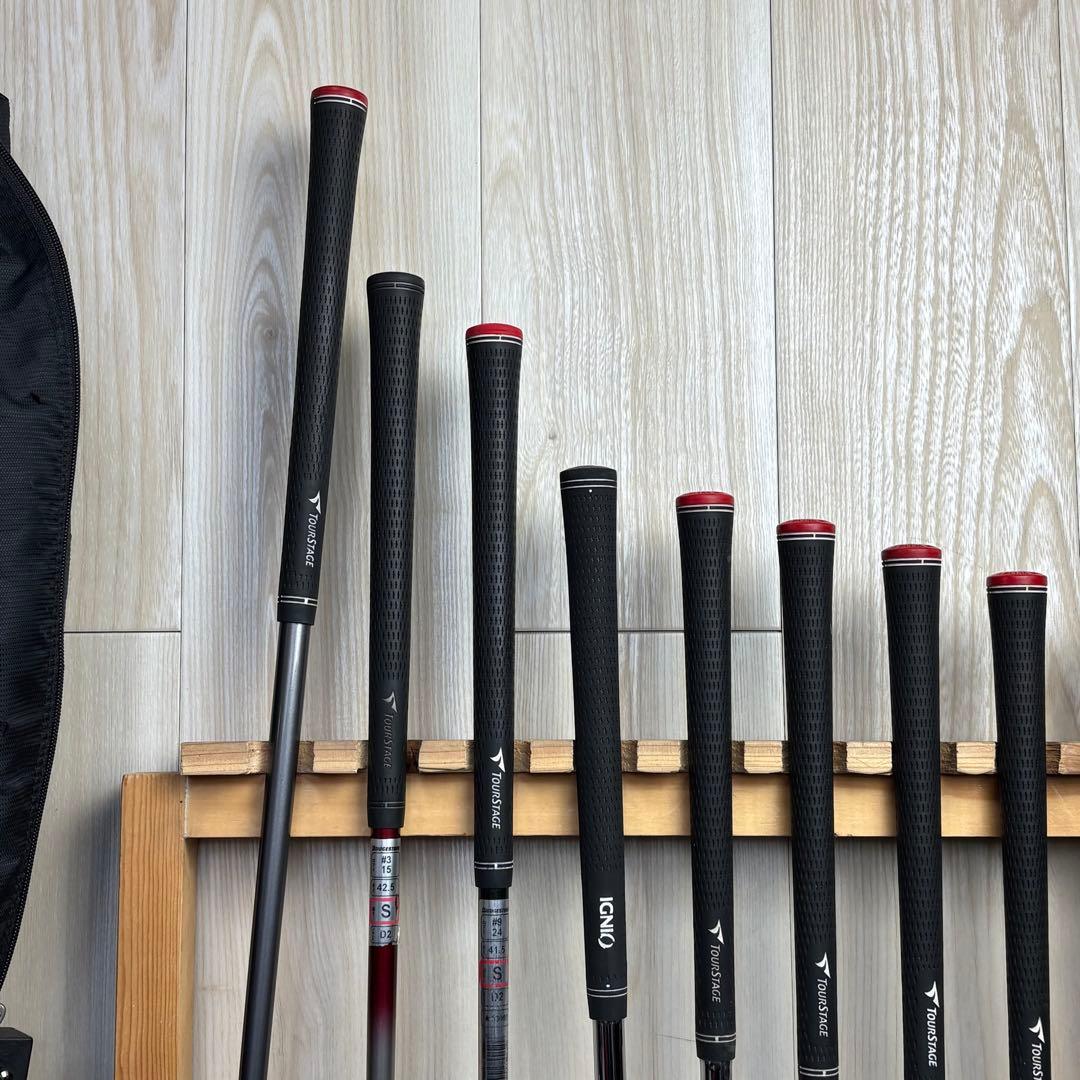 【メンズ右】ツアーステージ X-DRIVE GR メンズゴルフセット14本セット