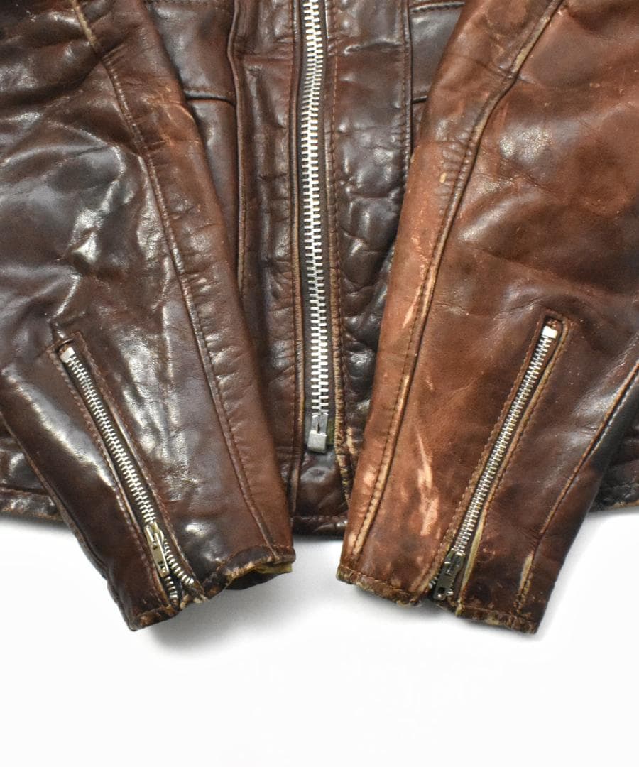80's USA製 SCHOTT ショット レザー ライダースジャケット 40