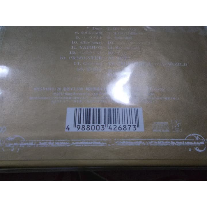 新品未使用　BEST ALBUM(初回限定盤)　堀江由衣