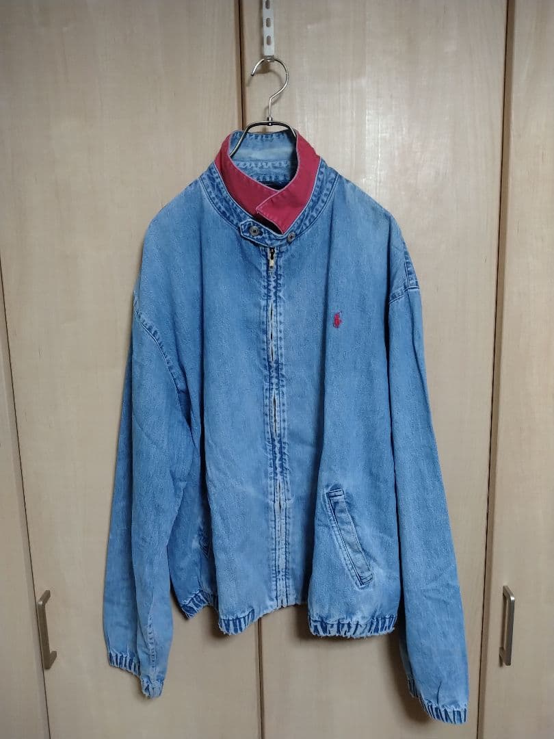 ラルフローレン デニム スイングトップ made in USA