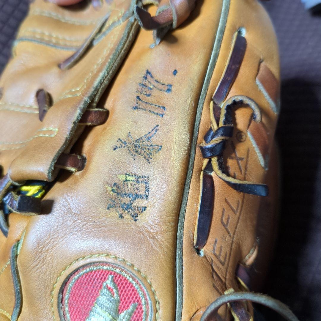 オールドMizuno ゴールデンカップ硬式グローブ 右投げ ブラウン