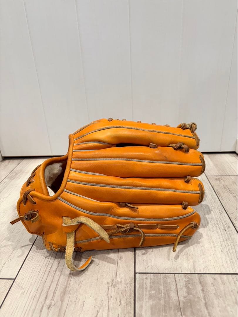 Mizuno Pro 軟式グローブ 右投げ用 オレンジ