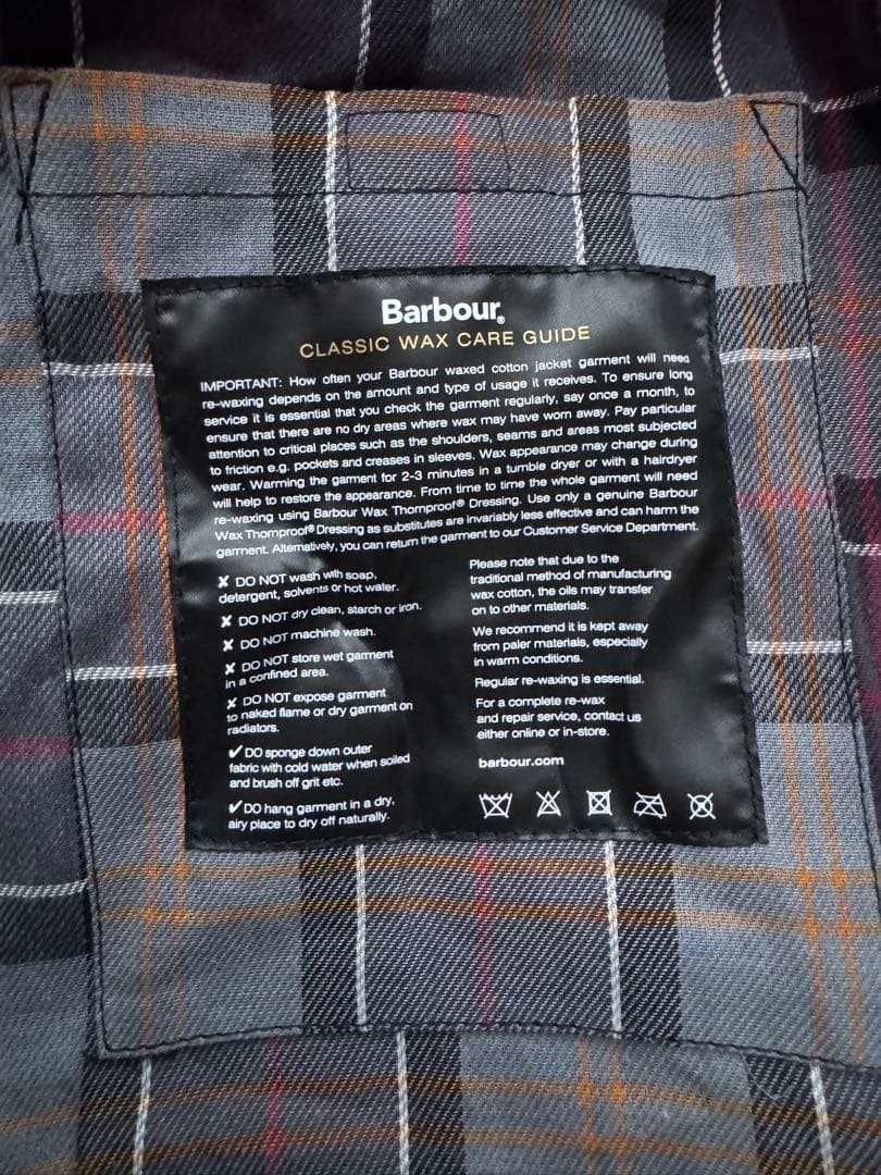 【新品】Barbour SL Bedale ワックスジャケット ブラック 38