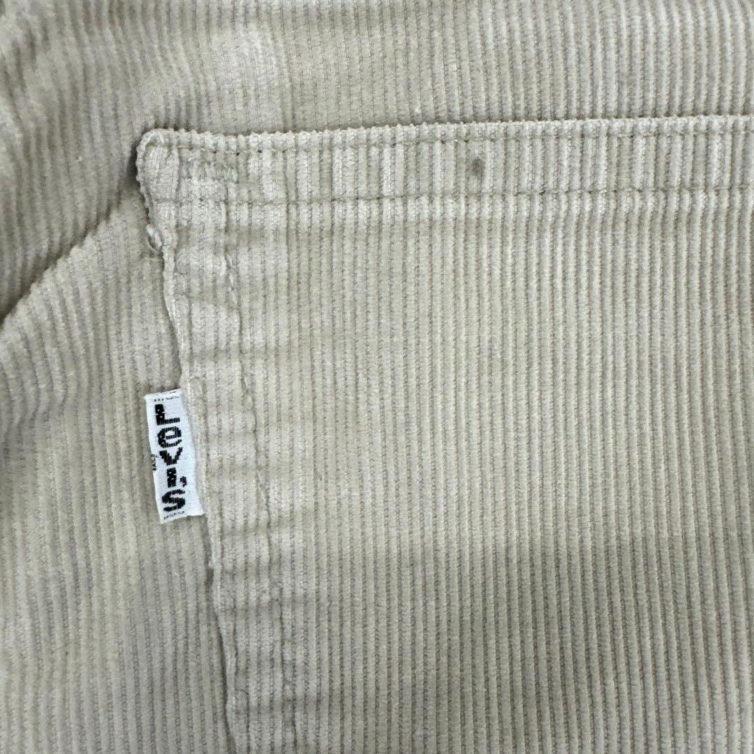 70s　Levi's 519 コーデュロイ 42TALON W32 ヴィンテージ