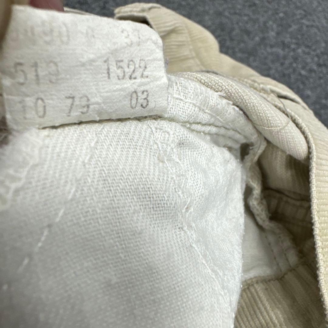 70s　Levi's 519 コーデュロイ 42TALON W32 ヴィンテージ