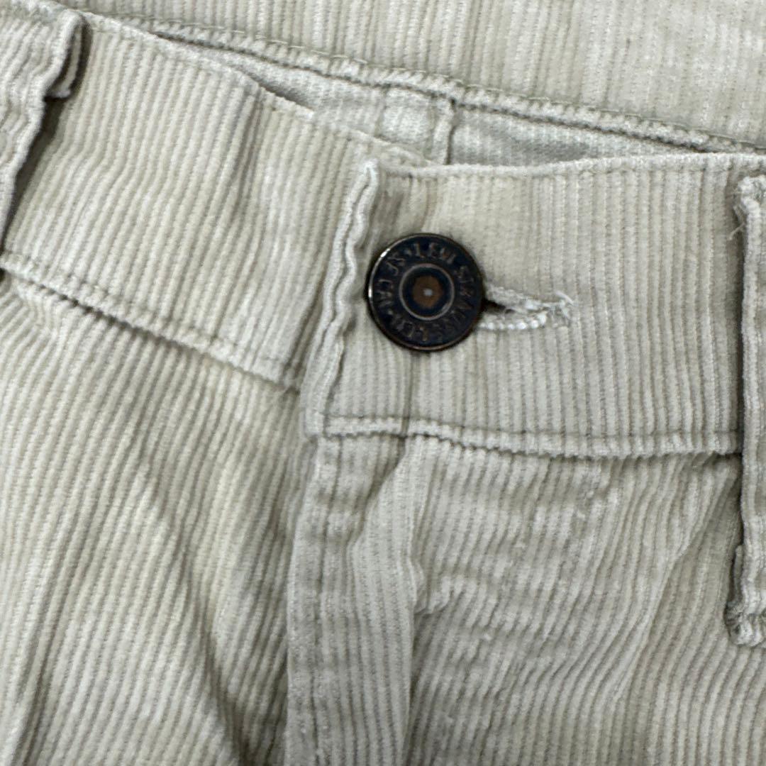 70s　Levi's 519 コーデュロイ 42TALON W32 ヴィンテージ