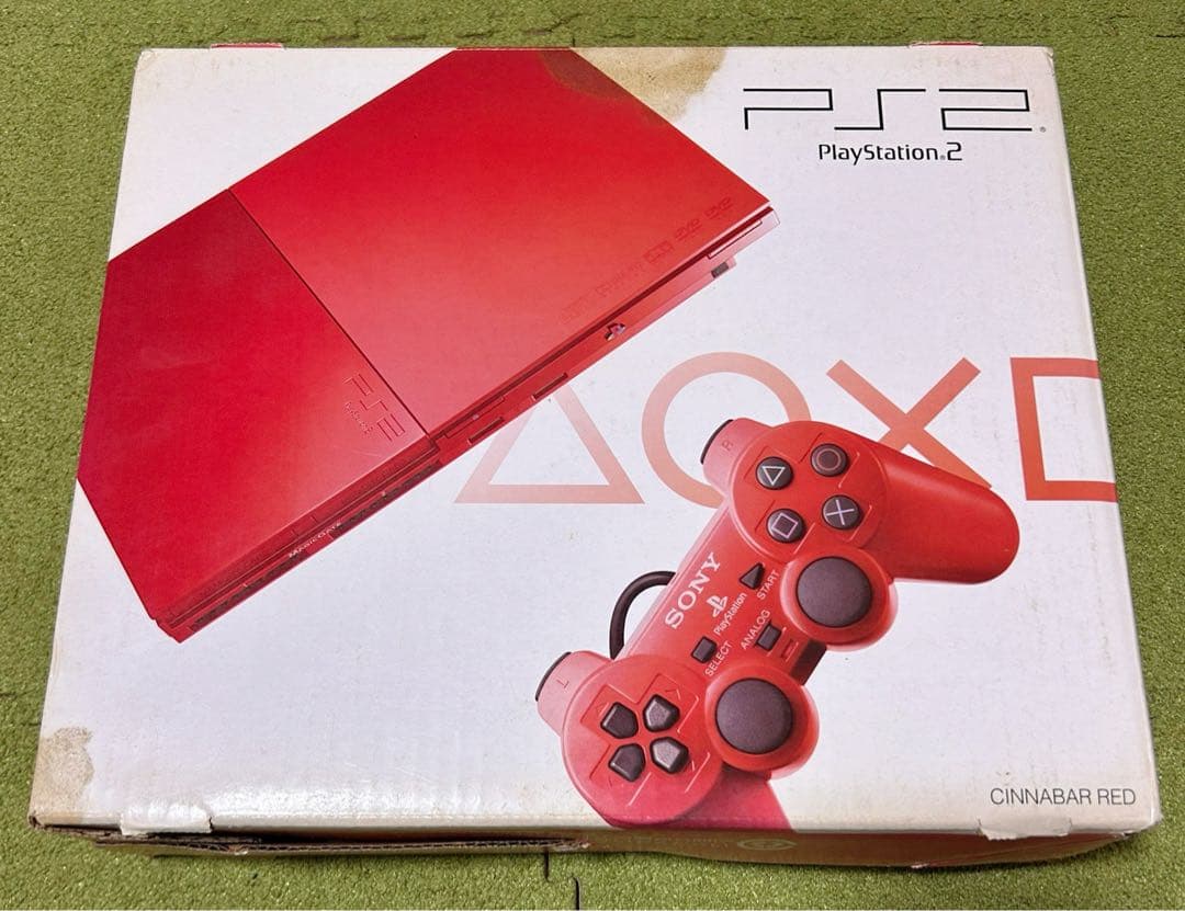 プレイステーション2本体 シナバー・レッド(SCPH-90000CR)