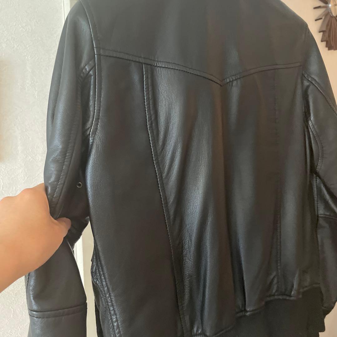 美品　DUFFERダファー レザージャケット 羊革 IDEAL