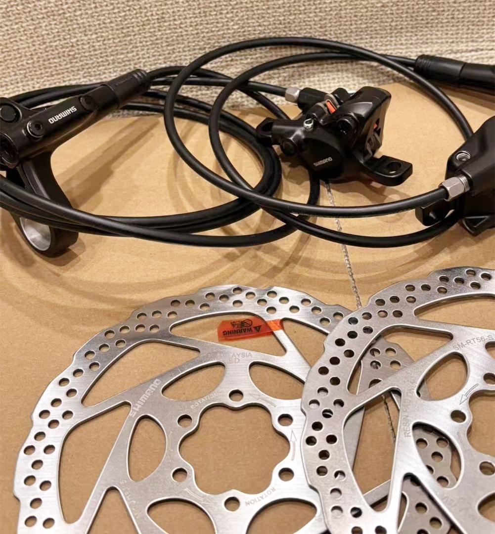 シマノ油圧ディスクブレーキ+RT56ローター160mm２枚+アタプタ付き(1個)