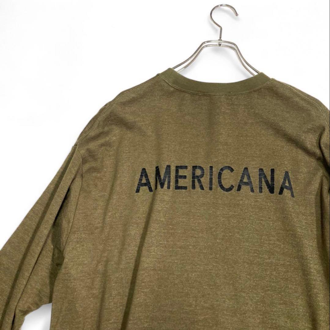 AMERICANA ロングワンピース オリーブ