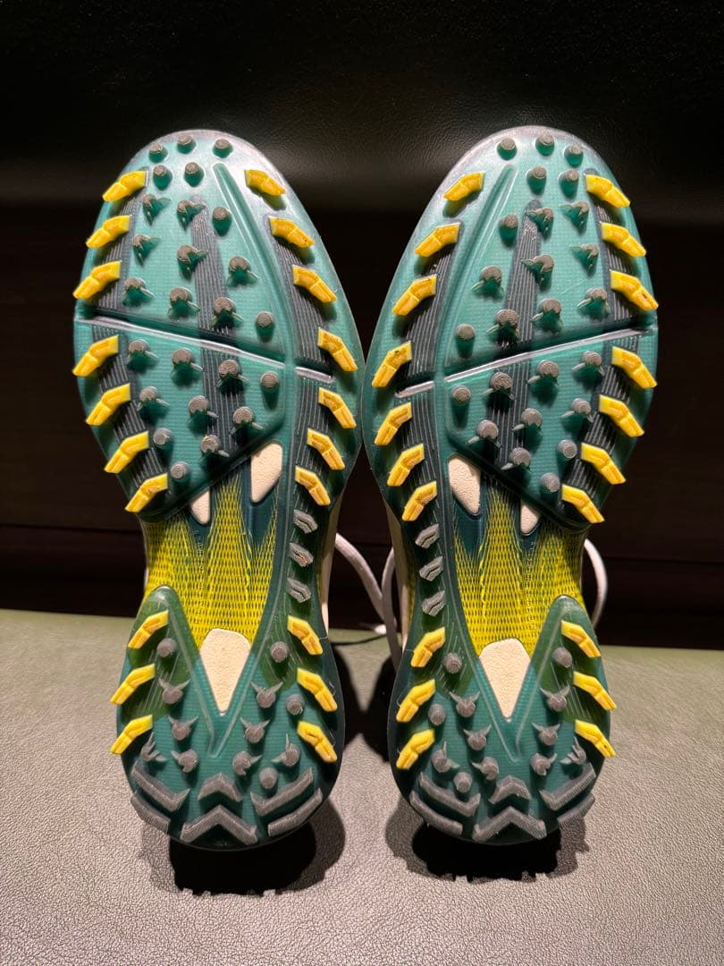 adidas ゴルフシューズ ホワイト/グリーン