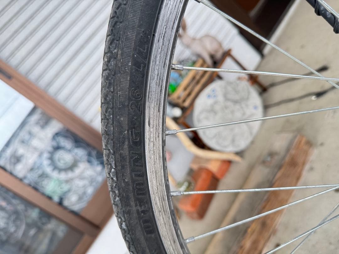 チャイルドシート付き自転車　26インチ