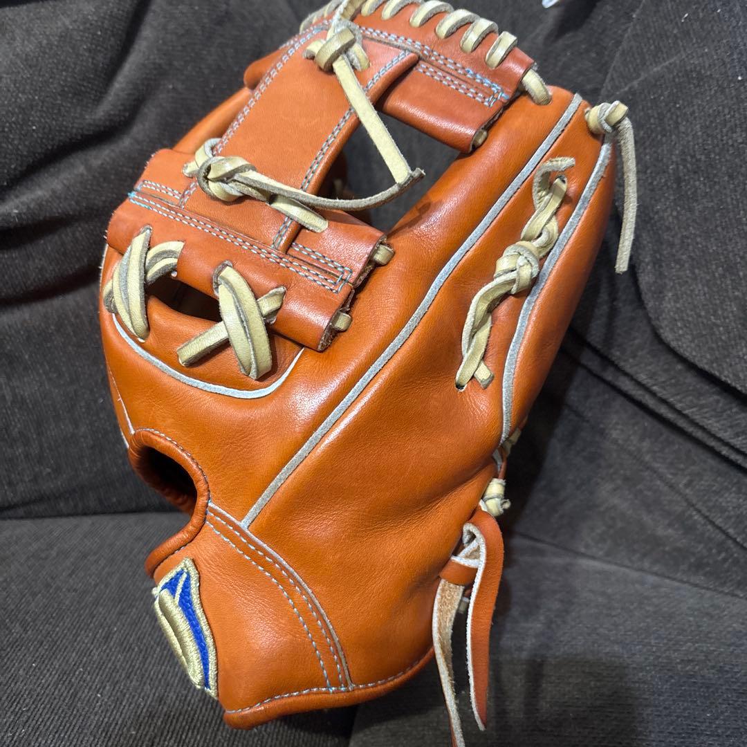 Wilson 硬式グローブ オレンジ色 日本製
