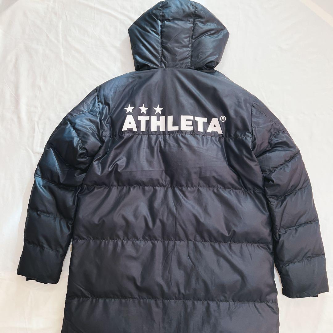 【美品】ATHLETA アスレタ ロング　ベンチコート　黒　L