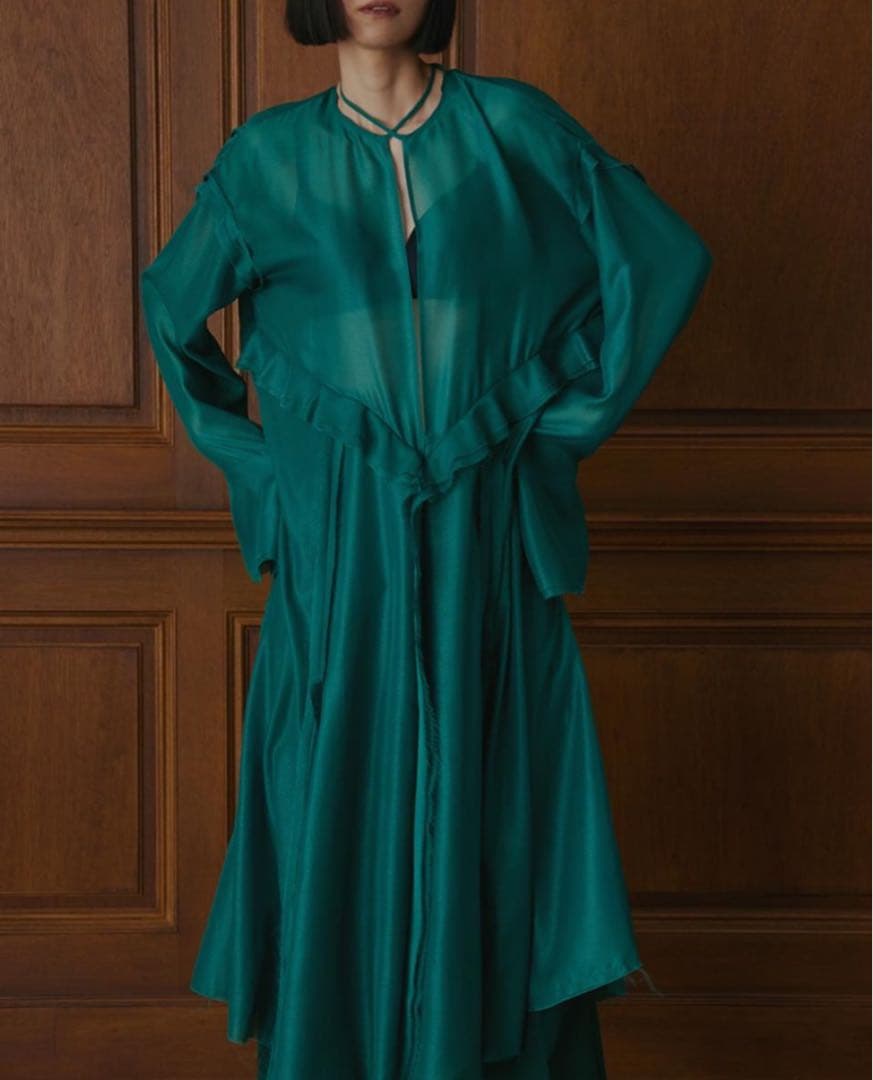 2024 アメリヴィンテージ SHEER CUT OFF LONG TOP