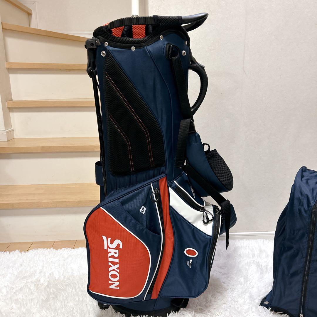 【美品】SRIXON スタンド式 キャディバッグ ゴルフバッグ 14分割