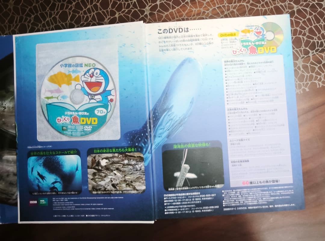 小学館の図鑑NEO 6冊セット DVD付き