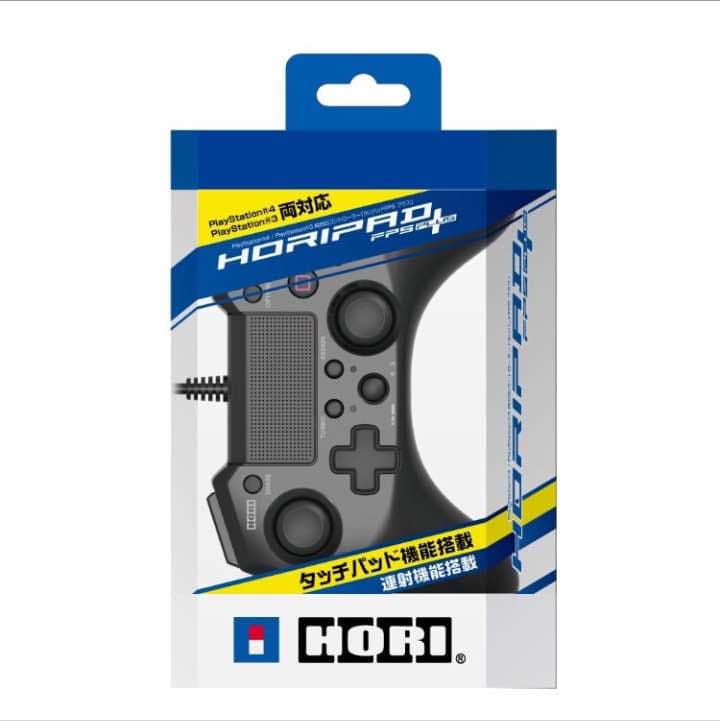 【連射機能搭載】ホリパッドFPSプラス for PS4 ブラック コントローラー