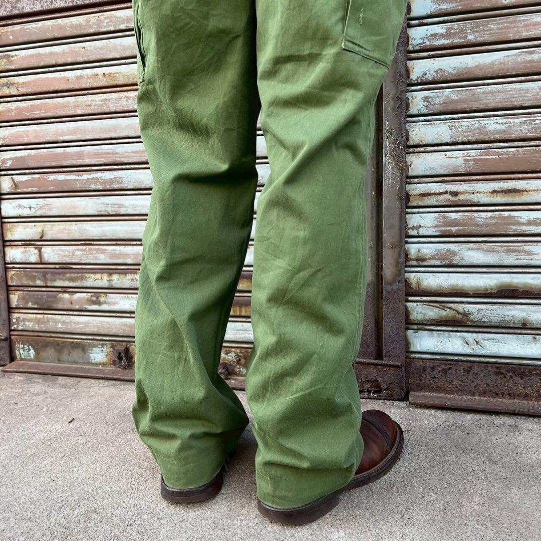 60s スウェーデン軍 実物 M59 カーゴパンツ ミリタリーパンツ 2XL
