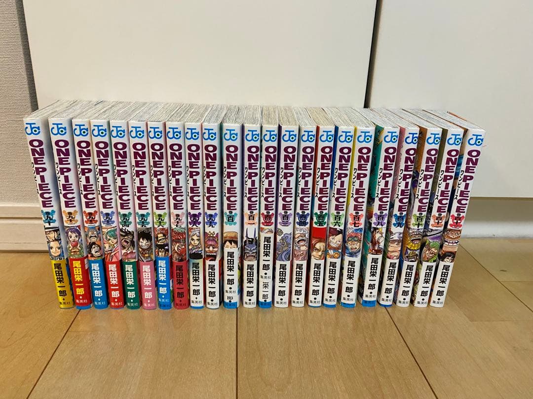 ワンピース　全巻　計128冊　初版多数　関連本16冊　1巻1998年発行