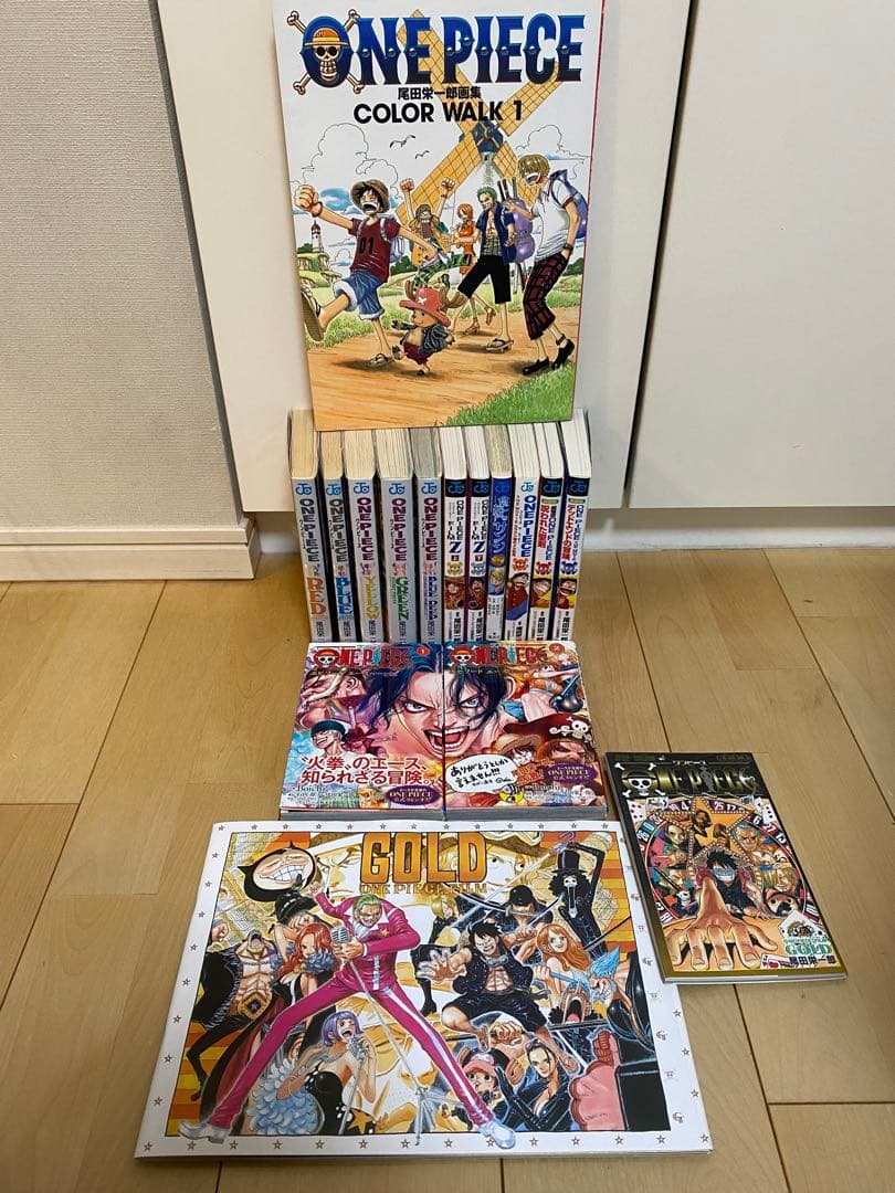 ワンピース　全巻　計128冊　初版多数　関連本16冊　1巻1998年発行