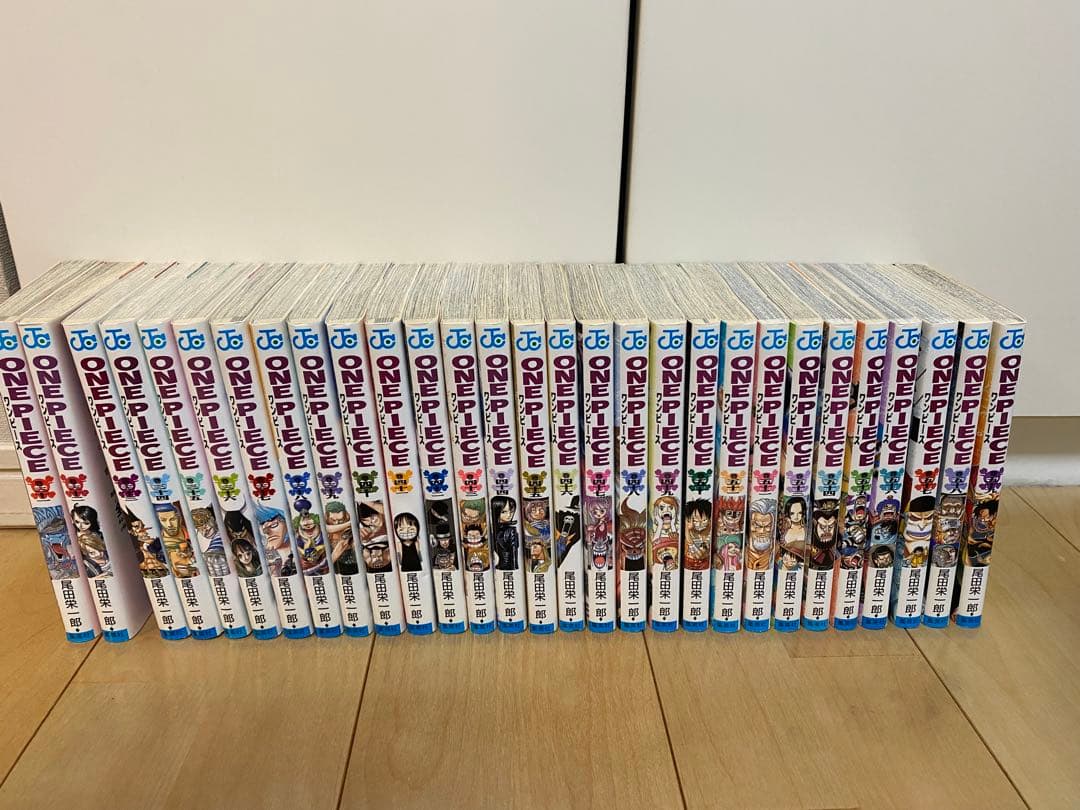 ワンピース　全巻　計128冊　初版多数　関連本16冊　1巻1998年発行