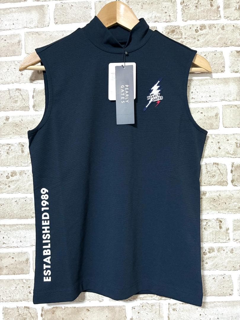 【早い者勝ち✨】新品 パーリーゲイツ ノースリーブモックネック サイズ0