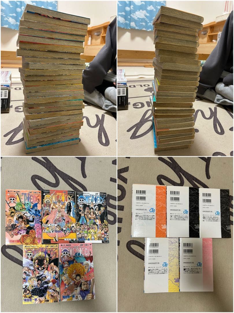 (*♪様 ほぼ 全初版 ワンピース 1〜100 まとめ