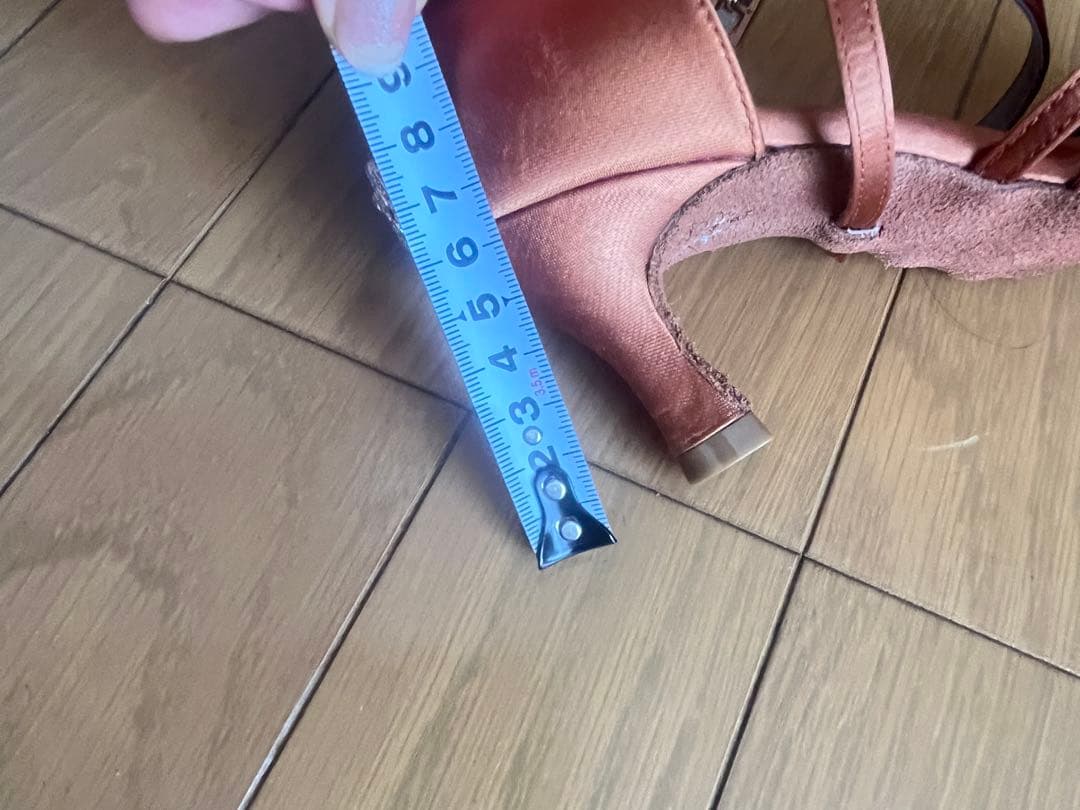 ADS茶色色社交ダンスラテンシューズヒルデモ競技