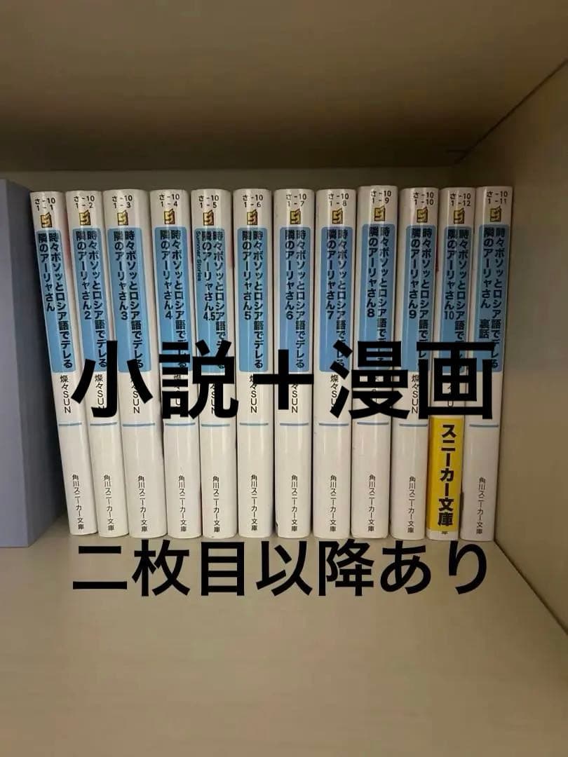 【美品】時々ボソッとロシア語でデレる隣のアーリャさん小説＋漫画